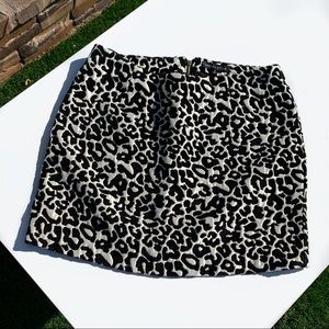 KENDALL & KYLIE LEOPARD MINI SKIRT